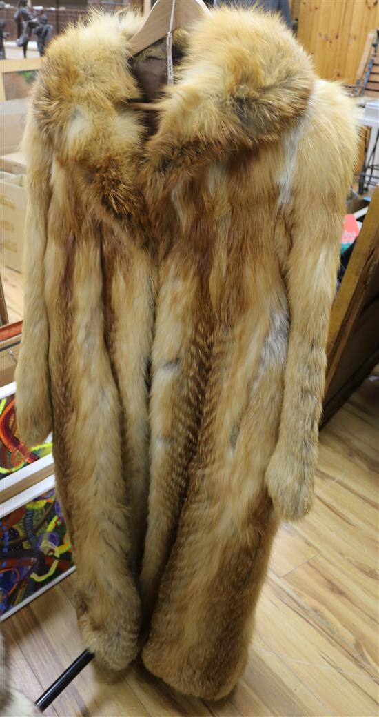 A fox fur coat